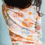 Load image into Gallery viewer, Product Image 2 of Prettiest Pumpkins Organic Cotton Two-Piece Pajamas
