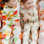 Load image into Gallery viewer, Product Image 2 of Apple Picking Organic Cotton Two-Piece Pajamas