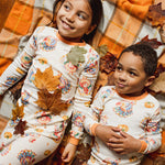Load image into Gallery viewer, Product Image 2 of Turkey Day Organic Cotton Two-Piece Pajamas