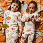 Load image into Gallery viewer, Product Image 3 of Turkey Day Organic Cotton Two-Piece Pajamas