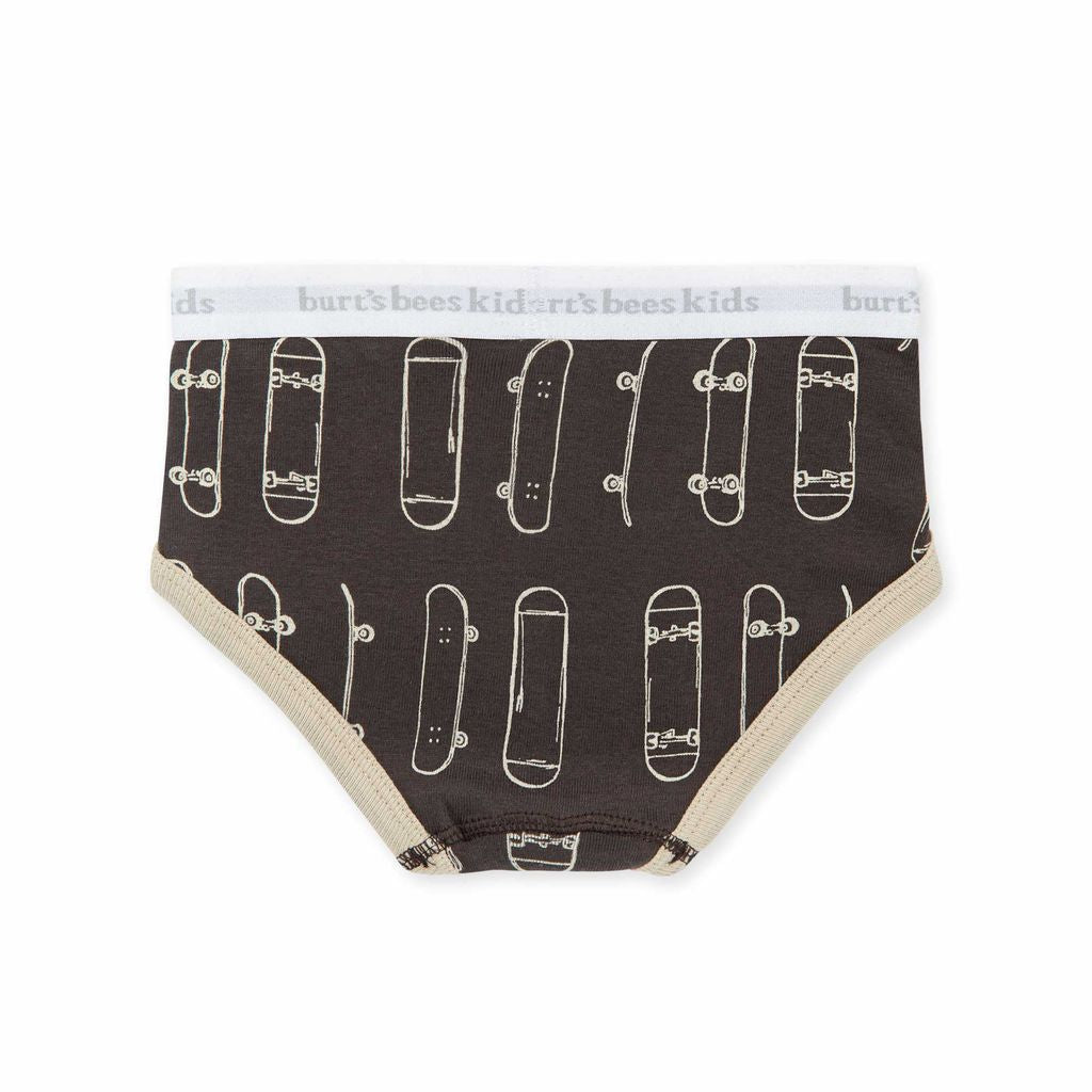 Boys Set of 5 Guitars & Skateboards Underwear