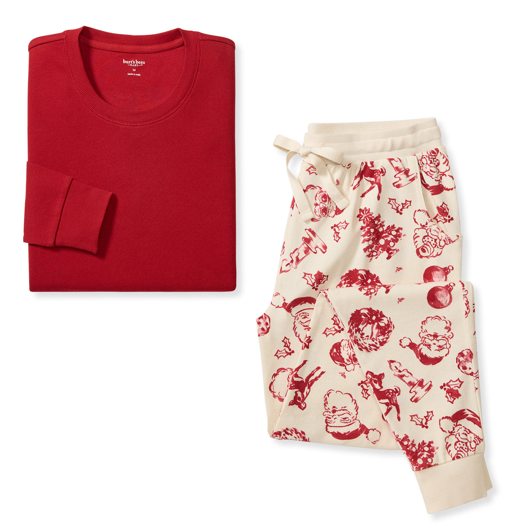 Nostalgic Christmas Organic Cotton PJ Set Womens
