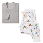 Load image into Gallery viewer, Ski Slopes Organic Cotton PJ Set Womens
