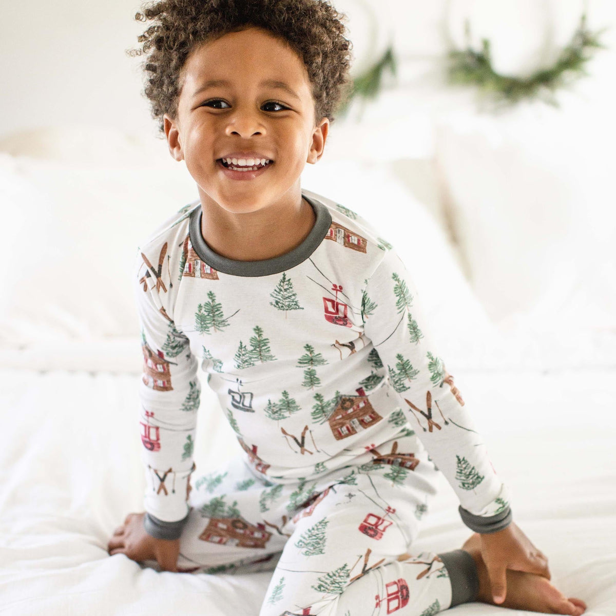 Ski The Alps Matching Family Two-Piece Pajamas – B2B Burt's Bees Baby B2B