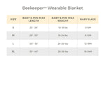 Load image into Gallery viewer, Good Night Sky Organic Warmer Beekeeper™ Wearable Baby Blanket - Limestone
