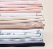 Solid Organic Cotton Burp Cloths 5 Pack - Midnight