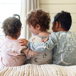 Load image into Gallery viewer, Product Image 6 of Celestial Moon polarbee™ Repreve® Fleece Pajamas - Organic Rose
