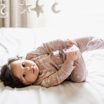 Load image into Gallery viewer, Product Image 3 of Celestial Moon polarbee™ Repreve® Fleece Pajamas - Organic Rose
