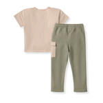 Load image into Gallery viewer, Drop Shoulder Toddler Tee Set
