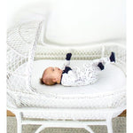 Load image into Gallery viewer, Solid Organic Cotton BEESNUG® Fitted Bassinet Sheet 2 Pack
