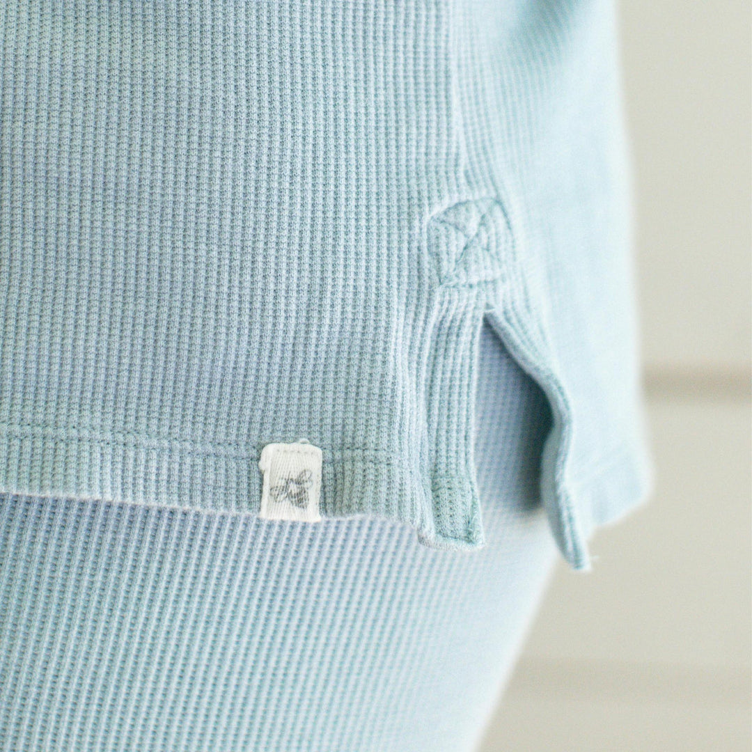 Product Image 6 of Honeysoft™ Mommy & Me Matching Thermal Lyocell Sleeper - Mountain Blue