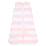 Load image into Gallery viewer, Rugby Stripe Organic Beekeeper™ Wearable Baby Blanket - Blossom

