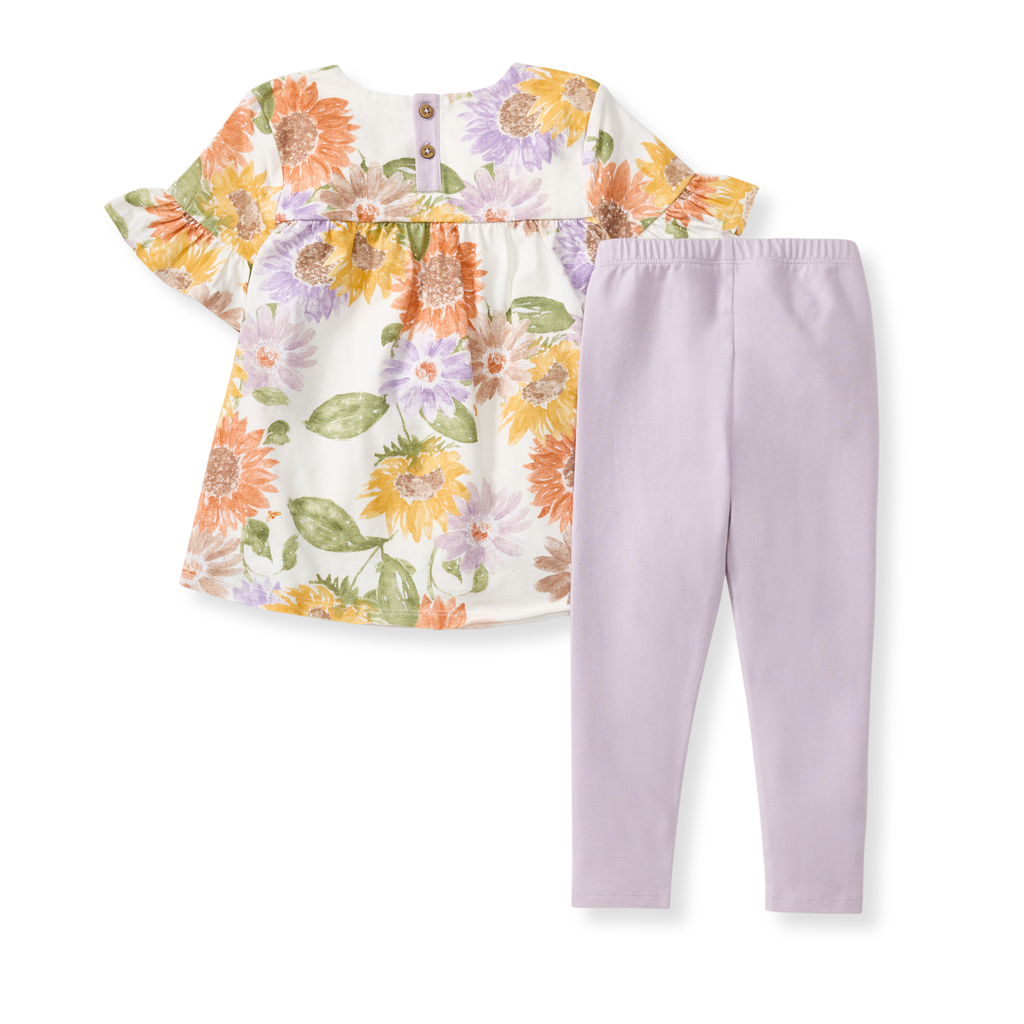 Sweet Sunflowers Toddler Tunic Set