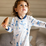 Load image into Gallery viewer, Product Image 1 of Space Shuttles polarbee™ Repreve® Fleece Pajamas
