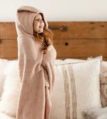 Load image into Gallery viewer, Organic Cotton Toddler Hooded Bunny Towel
