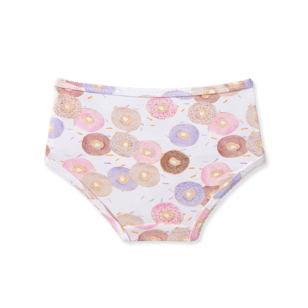 Ice Cream & Donuts Organic Cotton Toddler Girl Underwear
