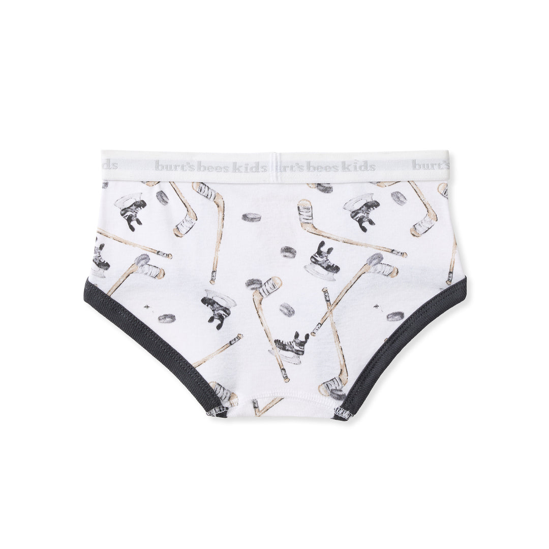 Hockey & Sports Organic Cotton Toddler Boy Underwear