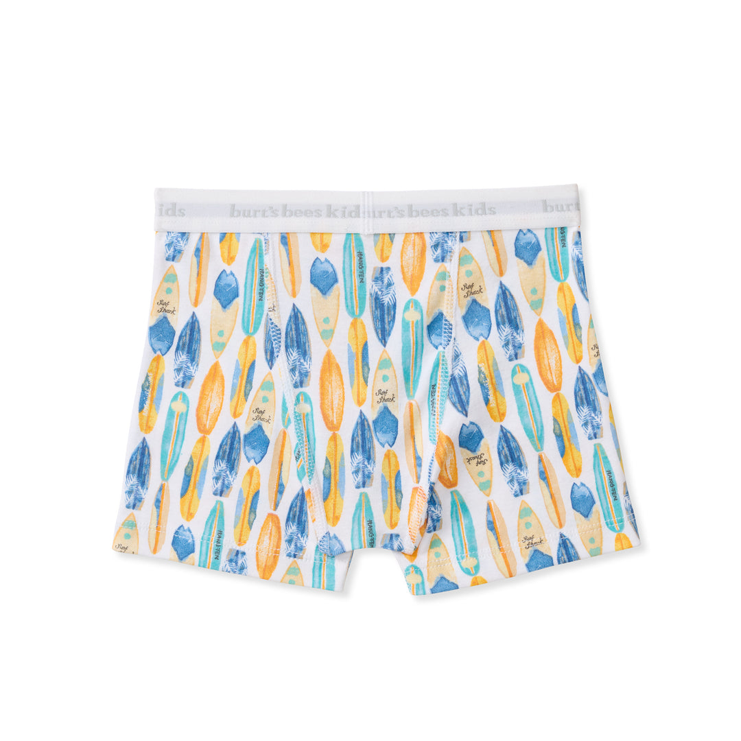 Shark & Beach Boards Organic Cotton Toddler Boy Boxer Briefs