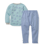 Load image into Gallery viewer, Icy Trees Infant Boy Top and Pants Set
