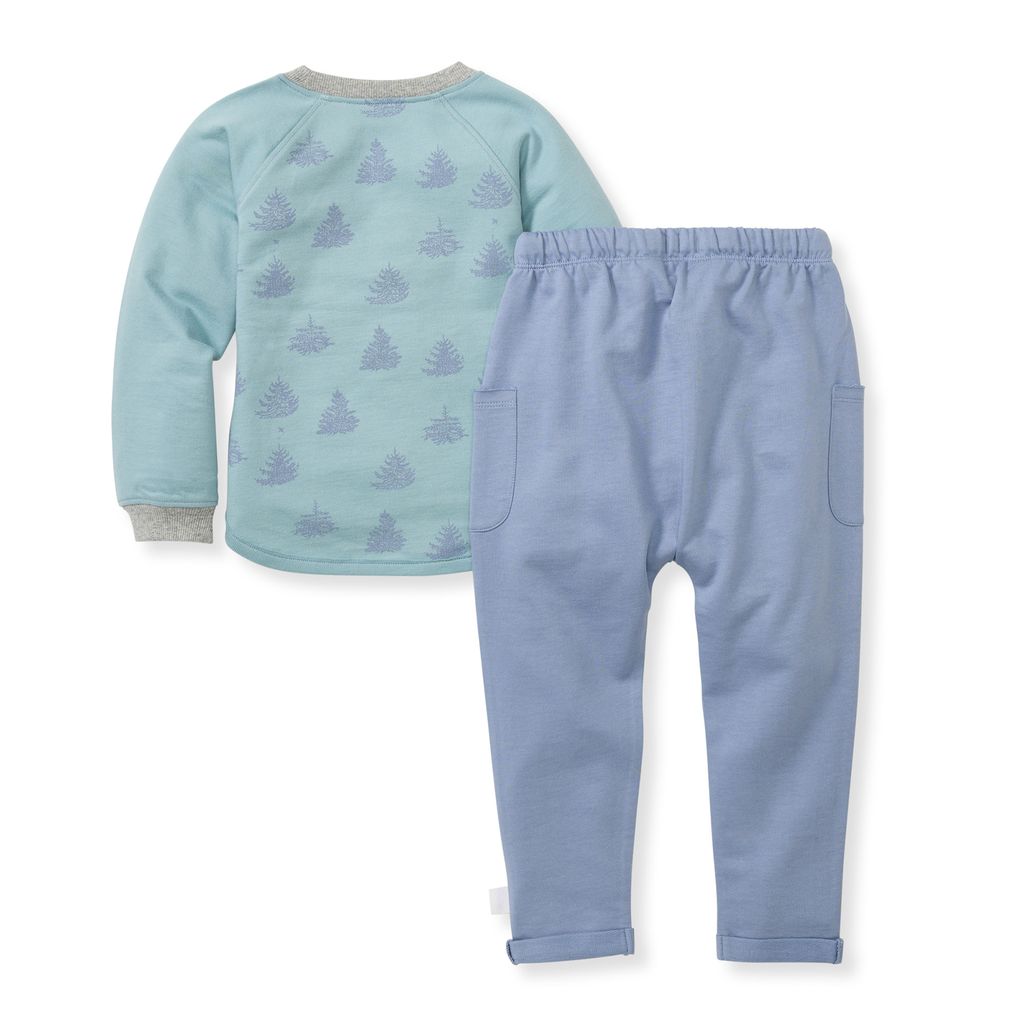 Icy Trees Infant Boy Top and Pants Set