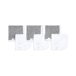 Load image into Gallery viewer, Set of 6 Solid Washcloths, Heather Grey
