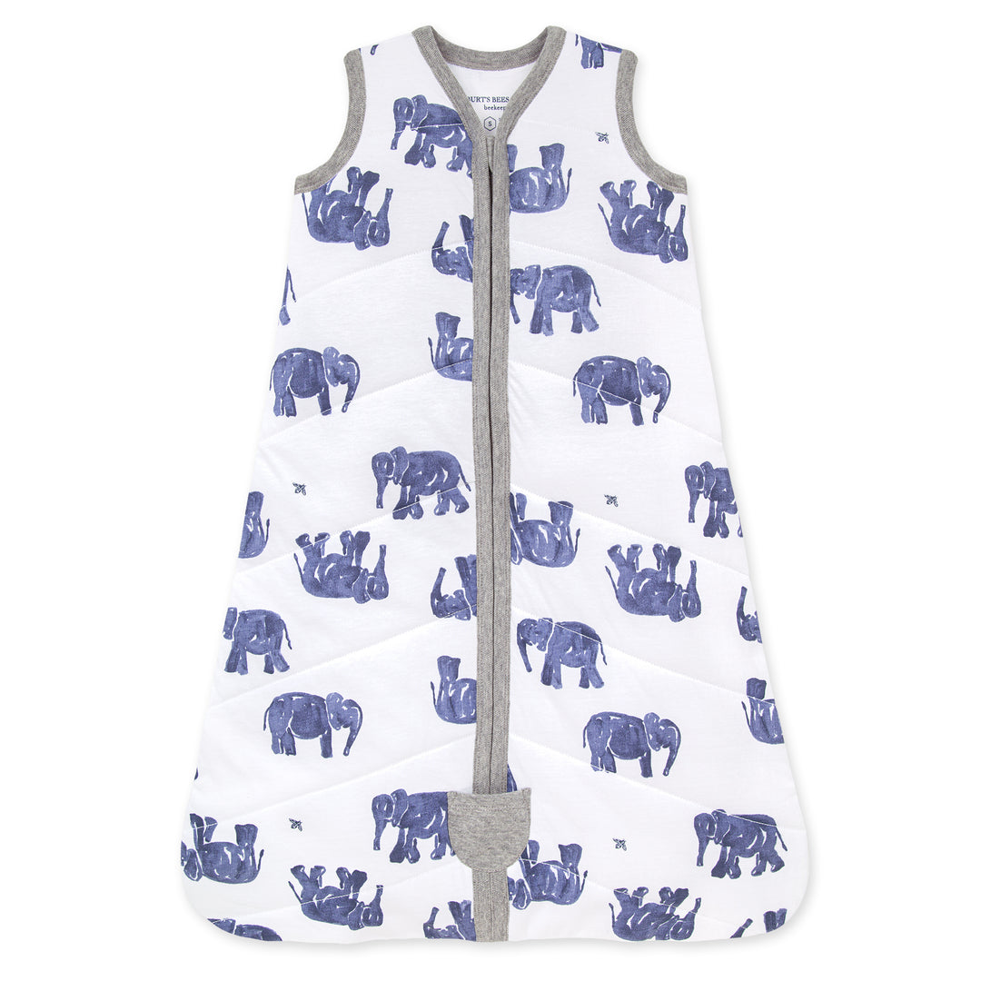 Wandering Elephants Organic Beekeeper™ Wearable Baby Blanket